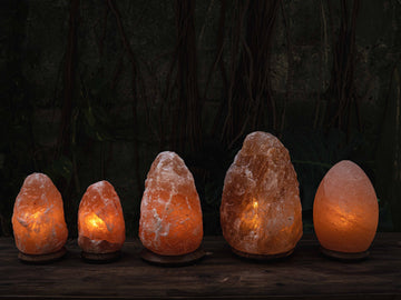 Himalayan Salt Lamp - Natural Shape | Orange Colour