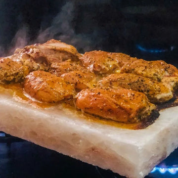 Himalayan Pink Salt Cooking Slab 8"x12"x1.5" | Grill & Serve Platter | Natural Heat Block