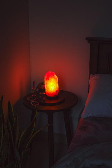 Himalayan Salt Lamp - Natural Shape | Orange Colour