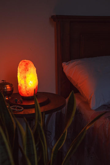 Himalayan Salt Lamp - Natural Shape | Orange Colour